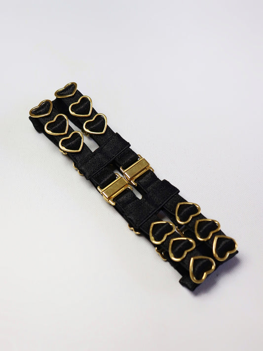 Two-row choker with hearts - Ready to ship