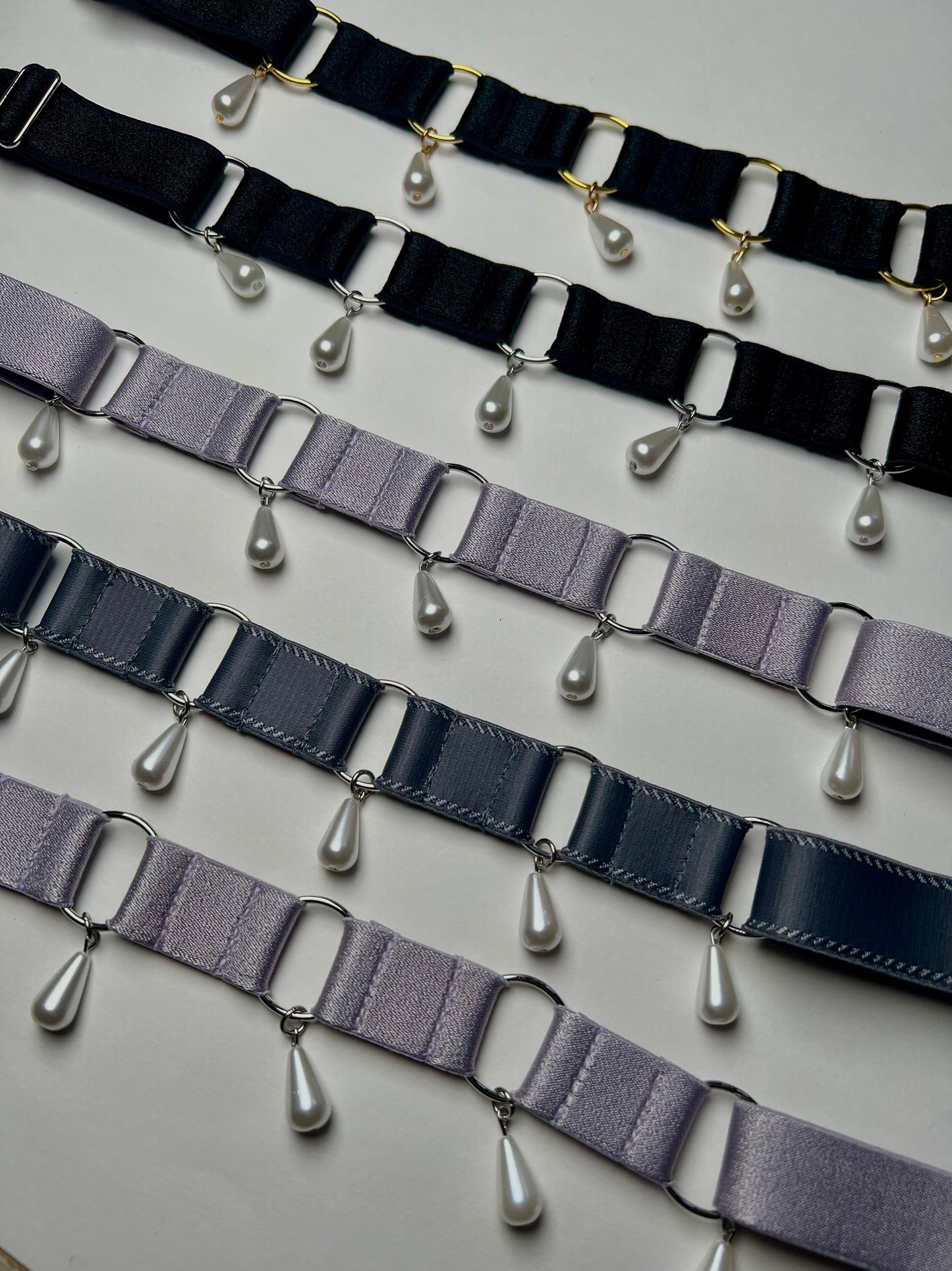 Choker with pearl beads - Ready to ship