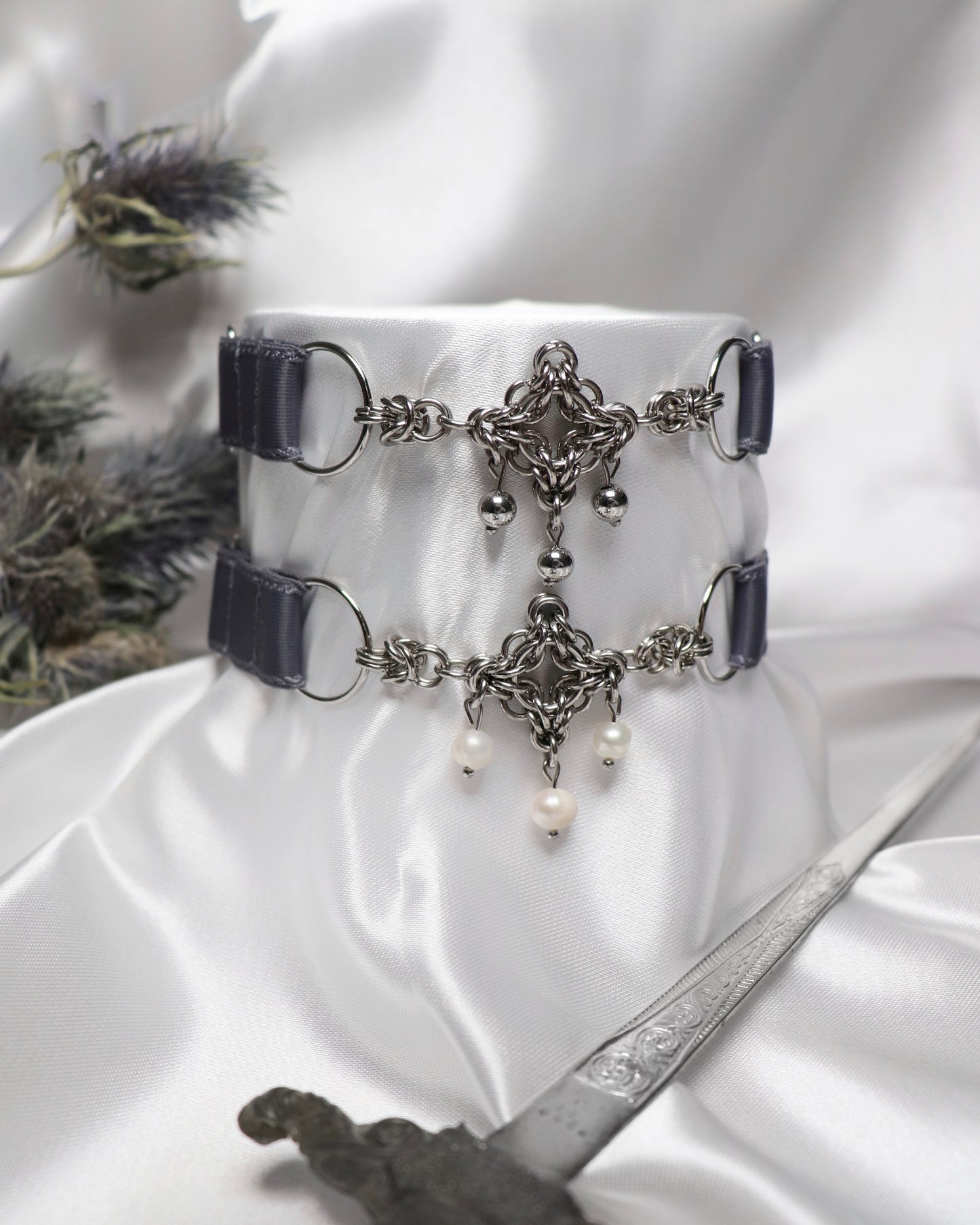 [PRE-ORDER] Chainmail Pendant Choker